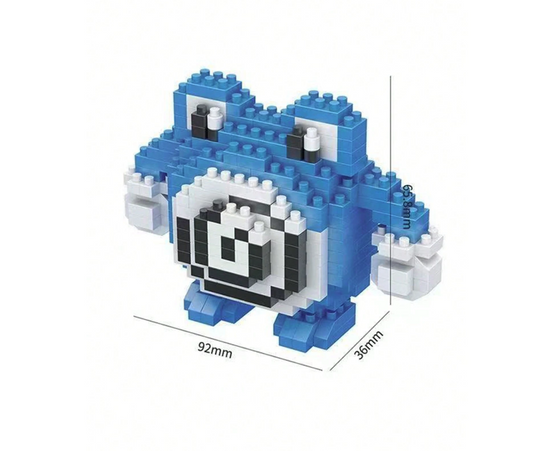 Poliwhirl Mini Blocks Pokemon Figurine Toy